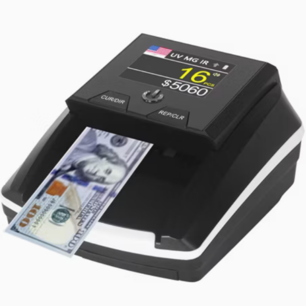 Автоматичен детектор за банкноти AL-136T – UV / MG / IR проверка с вградена акумулаторна батерия 4