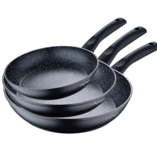 Комплект тигани Cheffinger с мраморно покритие – 3 части за всяка кухня