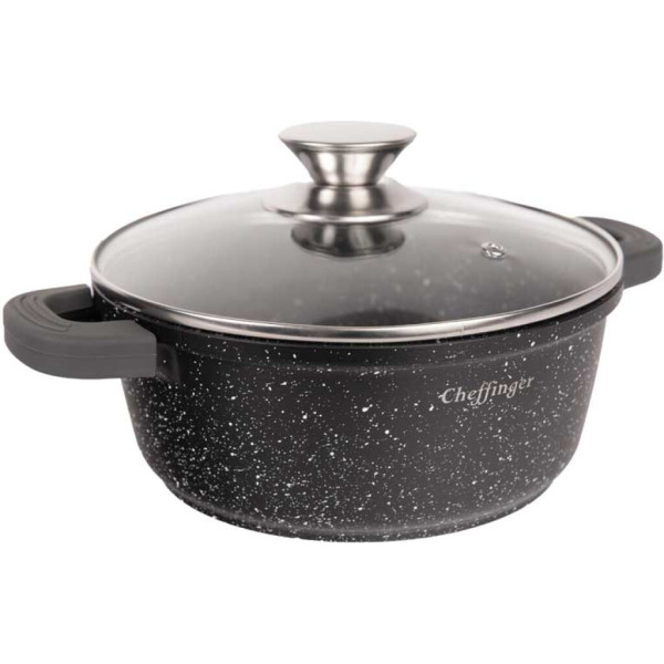 Комплект мраморни тенджери 6 части Cheffinger + ПОДАРЪК Ножове Cheffinger (6 части) 9