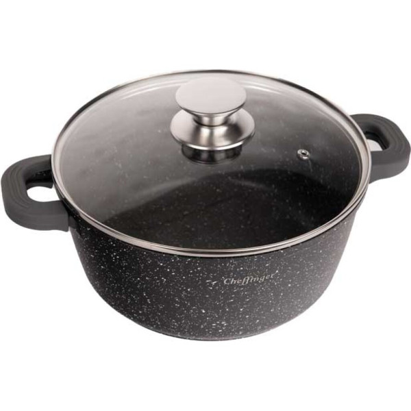 Комплект мраморни тенджери 6 части Cheffinger + ПОДАРЪК Ножове Cheffinger (6 части) 12