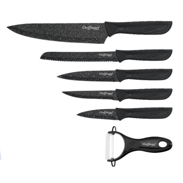Комплект мраморни тенджери 6 части Cheffinger + ПОДАРЪК Ножове Cheffinger (6 части) 17