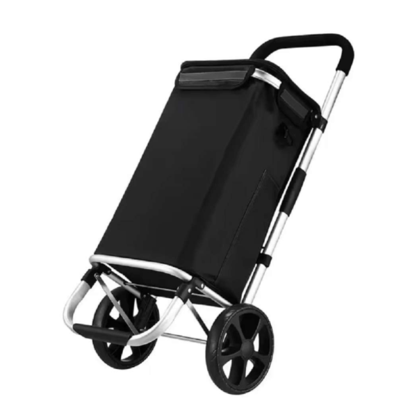 Количка за пазаруване – 40 л, водоустойчива, лека и удобна с 2 колела