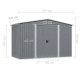 Метална градинска къща за инструменти с вентилация и заключване - 277 × 299 × 192 см 5