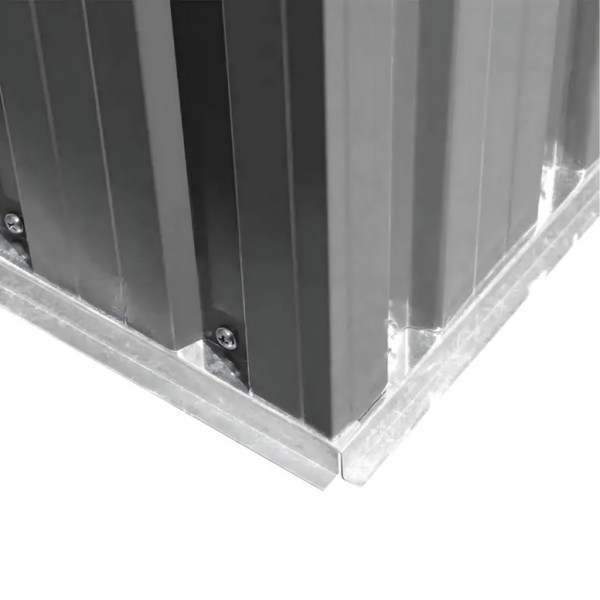 Метална градинска къща за инструменти с вентилация и заключване - 277 × 299 × 192 см 8