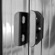 Метална градинска къща за инструменти с вентилация и заключване - 277 × 299 × 192 см 9