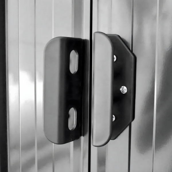 Метална градинска къща за инструменти с вентилация и заключване - 277 × 299 × 192 см