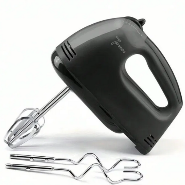 Ръчен миксер Cheffinger – 250W мощност, 7 скорости и 4 бъркалки за бързо и удобно готвене