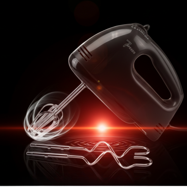 Ръчен миксер Cheffinger – 250W мощност, 7 скорости и 4 бъркалки за бързо и удобно готвене