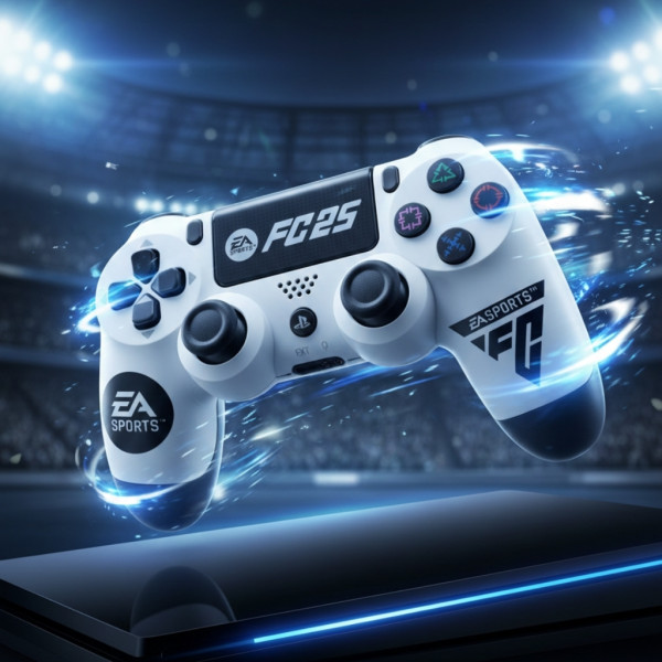 Безжичен джойстик за PS4 с тъчпад, вибрация и LED осветление – FC25 / GTA дизайн 2