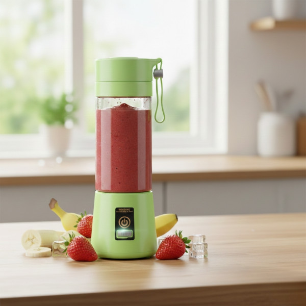 Преносим туристически USB блендер 380 мл – безжичен мини уред за смути и шейкове 2