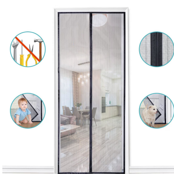 Магнитна мрежа за врата против насекоми Magic mesh 7