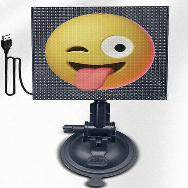 Интелигентен LED екран 32×32 за заден прозорец на автомобил – Модел Pixel RGB с Bluetooth управление