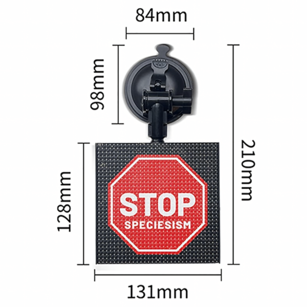 Интелигентен LED екран 32×32 за заден прозорец на автомобил – Модел Pixel RGB с Bluetooth управление 9