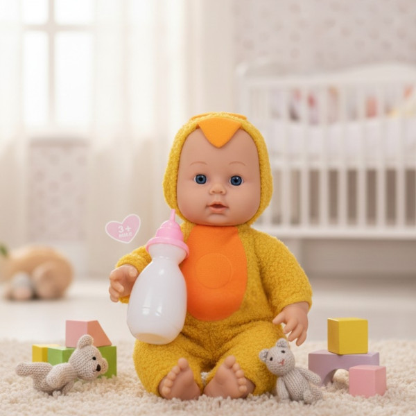 Интерактивна кукла бебе с костюм на животно – говори, смее се и плаче (30 см) 2