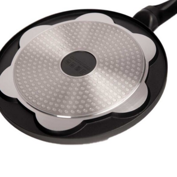 Тиган за 7 палачинки Ø28 см Cheffinger – мраморно незалепващо покритие, индукционен 6