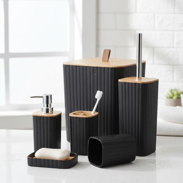 Комплект аксесоари за баня и тоалетна 6 части Cheffinger