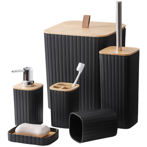 Комплект аксесоари за баня и тоалетна 6 части Cheffinger 5