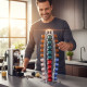 Въртящ се диспенсър за кафе Cheffinger, за капсули Nespresso – капацитет 40 капсули, компактен и стабилен дизайн 3