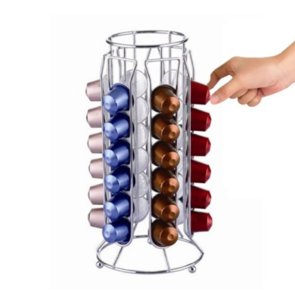 Метална стойка Cheffinger за 36 капсули Nespresso – компактно и стабилно решение за подредена кухня 5