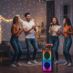 Преносима тонколона с микрофон и дистанционно управление, 40W мощност, Bluetooth, USB/SD и LED светлинни ефекти 2