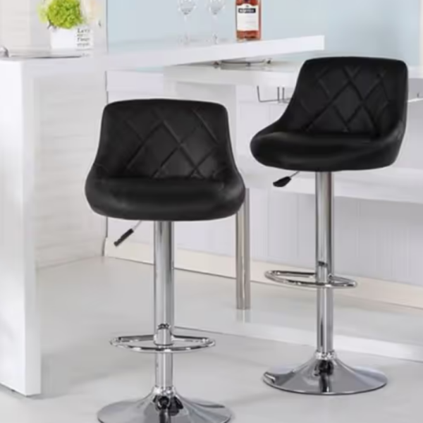 Бар стол с регулируема височина и въртяща функция – комфорт и стил за дома и заведения