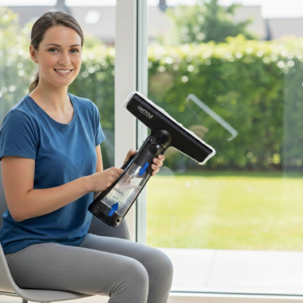 Прахосмукачка за прозорци OSSTOOLS 3 в 1 – Безжично почистване без капки и мокри следи 2