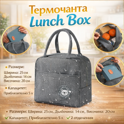 Термочанта Lunch Box – Идеалният избор за обяд, пикник и пътуване!