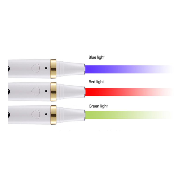 Уред за премахване на акне със синя, червена и зелена светлина TV121