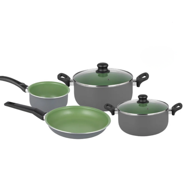 Комплект съдове Michelino Lara – 6 Части с незалепващо Pfluon покритие и турбо индукция 8