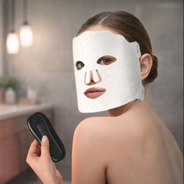 LED Маска за лице със 7 светлинни режима – Домашна фототерапия за по-чиста и спокойна кожа
