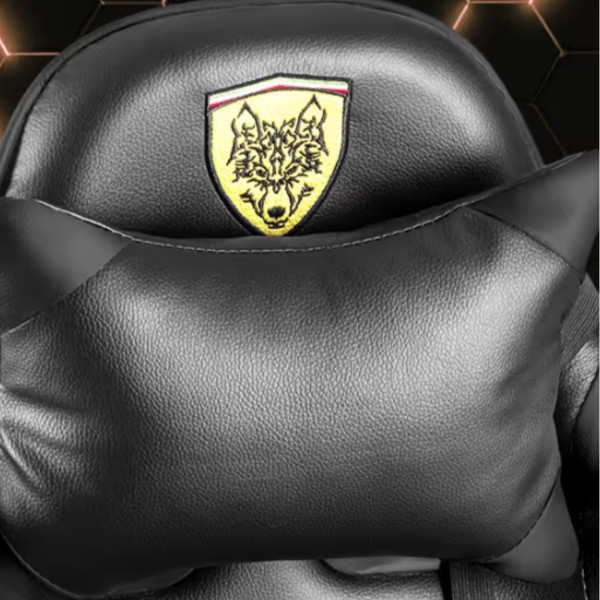 Черен геймърски стол с прибираща се поставка за крака – максимален комфорт при дълги часове игра 4