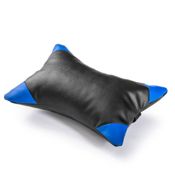 Геймърски стол с поставка за крака - подходящ за тинейджъри - черно-син, въртящ, с масажна функция и спортен дизайн 7