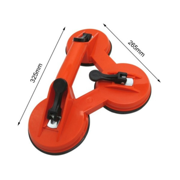 Троен вакуумен държач за стъкла – до 120 кг товароносимост 7