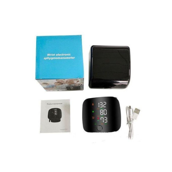 Преносим дигитален апарат за кръвно налягане за китка с LCD дисплей и памет 6