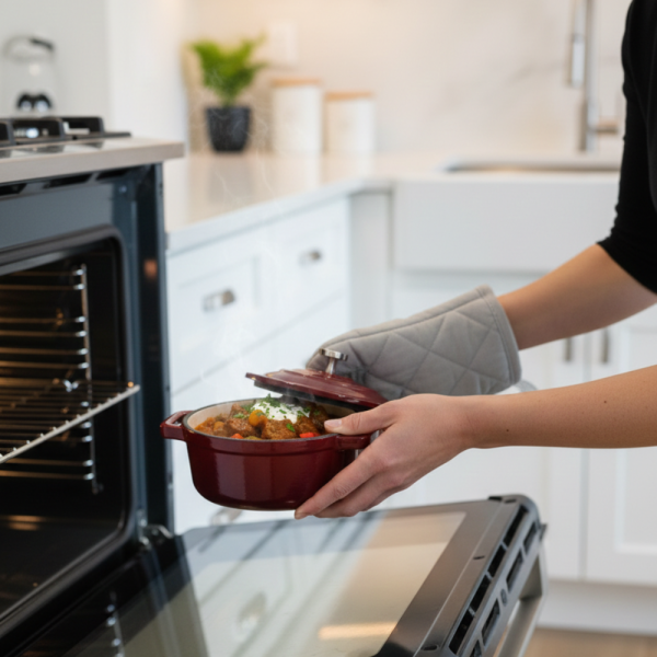 Michelino Мини чугунена тенджера 10 см – компактен съд за сосове и индивидуални порции 2