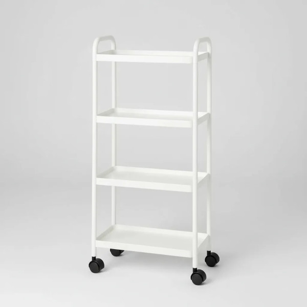 Компактна дизайнерска количка-етажерка за организиране на баня и кухня 6