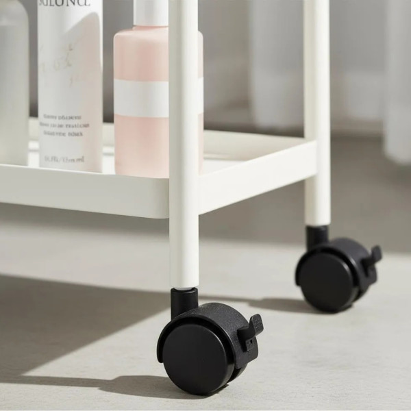 Компактна дизайнерска количка-етажерка за организиране на баня и кухня 7