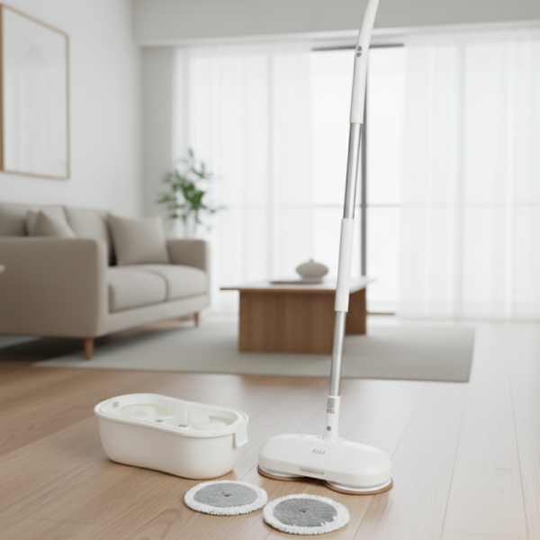 Електрически моп със спрей и центрофуга – за бързо и ефективно почистване