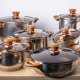 Комплект съдове за готвене от 12 части – Неръждаема стомана, равномерно нагряване и лесна поддръжка 2
