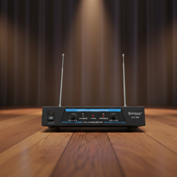 Комплект от 2 професионални безжични микрофона с приемник – Стабилно аудио и свобода на движение 3