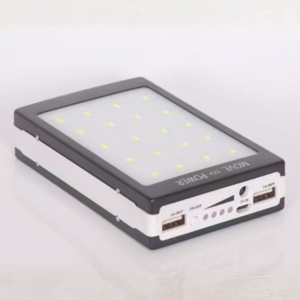 Соларна външна батерия, Power Bank 80000 mAch, външна батерия за GSM + 20 LED 5