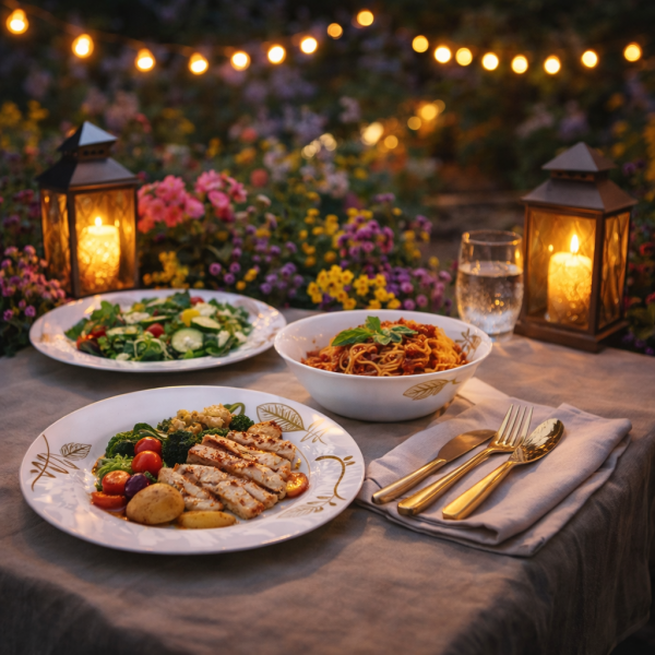 Стил и изтънченост за всяка трапеза - Комплект чинии 24 части с елегантен листен дизайн