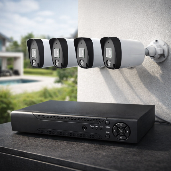 Професионален комплект за сигурност с 4 камери IP67 YL-806B