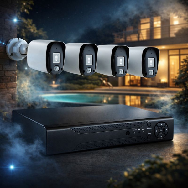 Професионален комплект за сигурност с 4 камери IP67 YL-806B 2