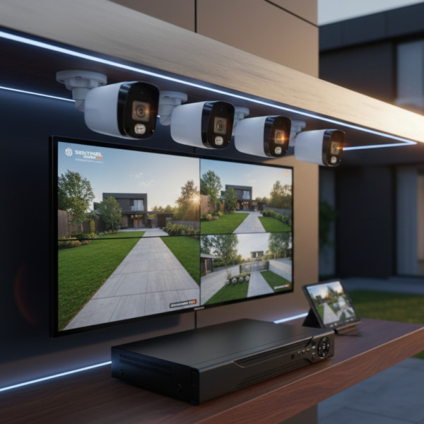 Професионален комплект за сигурност с 4 камери IP67 YL-806B 3