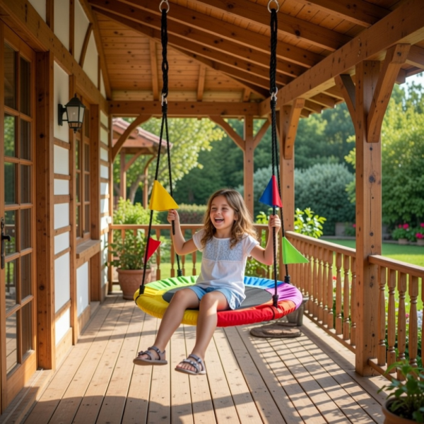 Люлка "Щъркелово гнездо" — здрава, удобна и подходяща за деца и възрастни до 150 кг 2