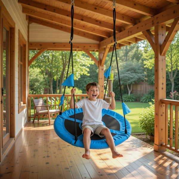 Люлка "Щъркелово гнездо" — здрава, удобна и подходяща за деца и възрастни до 150 кг 3