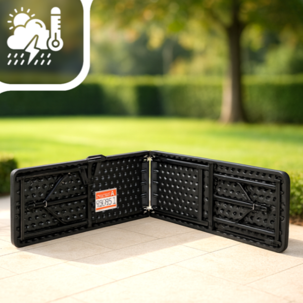 Сгъваема пейка за кетъринг 180 см - здрава и лесна за пренасяне - идеална за големи събития и къмпинг