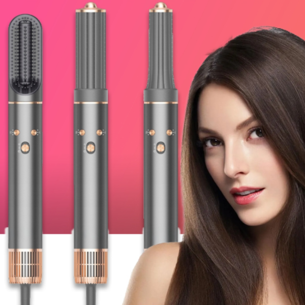 Мощен сешоар 5 в 1 KANZA — бързо сушене и професионално стилизиране с йонизация за блестяща и гладка коса 3