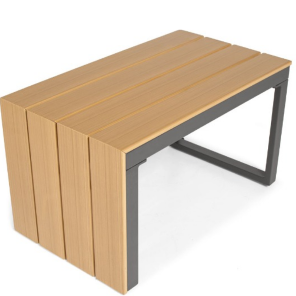 Градински комплект KANZA - модулен ъглов диван от алуминий с удобни възглавници и маса 9